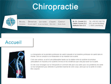 Tablet Screenshot of chiropraxie.lu